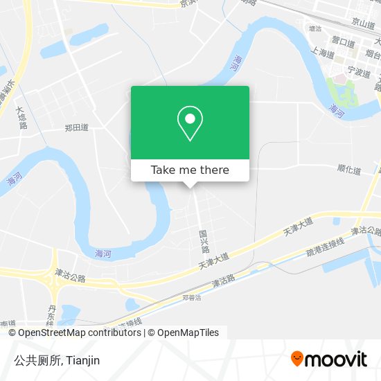 公共厕所 map