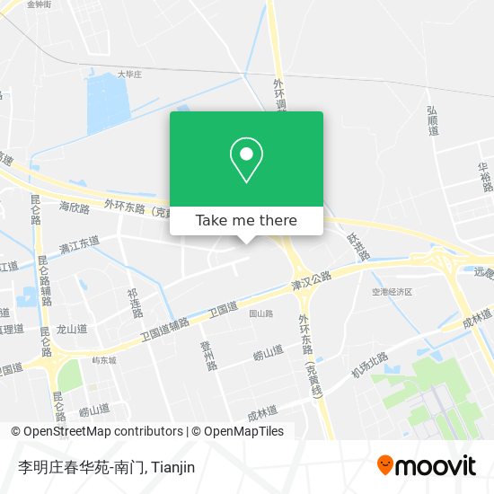 李明庄春华苑-南门 map
