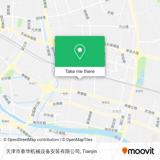 天津市春华机械设备安装有限公司 map