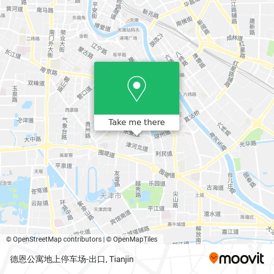 德恩公寓地上停车场-出口 map