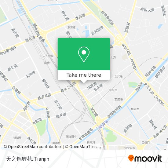 天之锦鲤苑 map