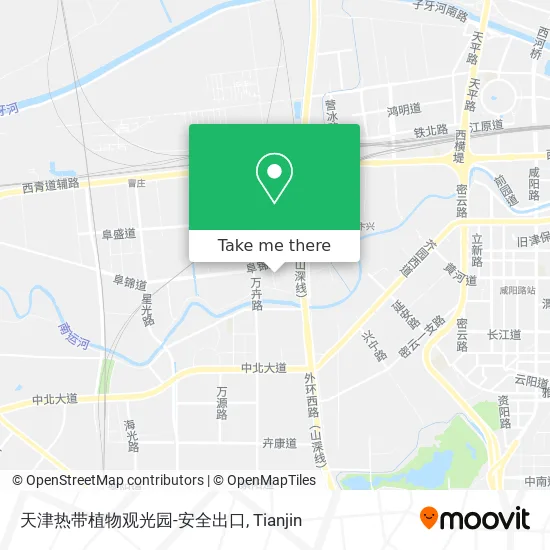 天津热带植物观光园-安全出口 map