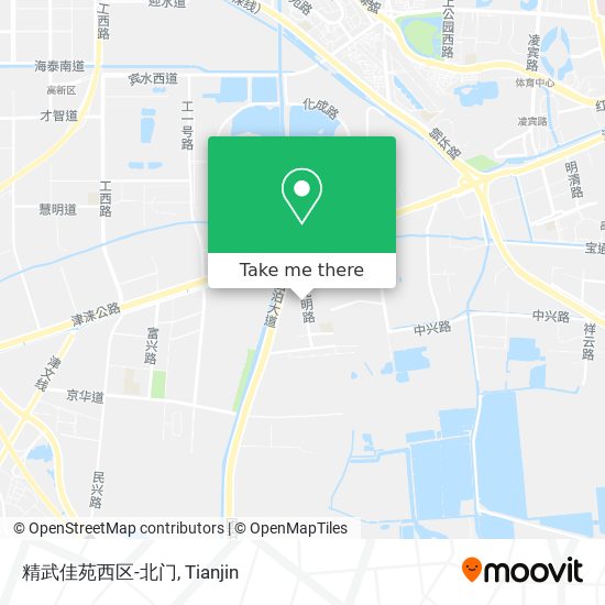 精武佳苑西区-北门 map