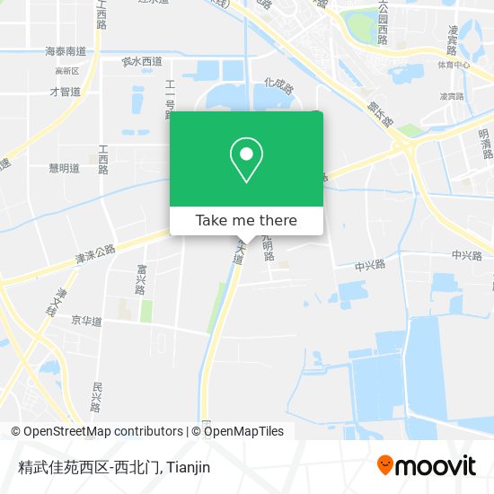 精武佳苑西区-西北门 map