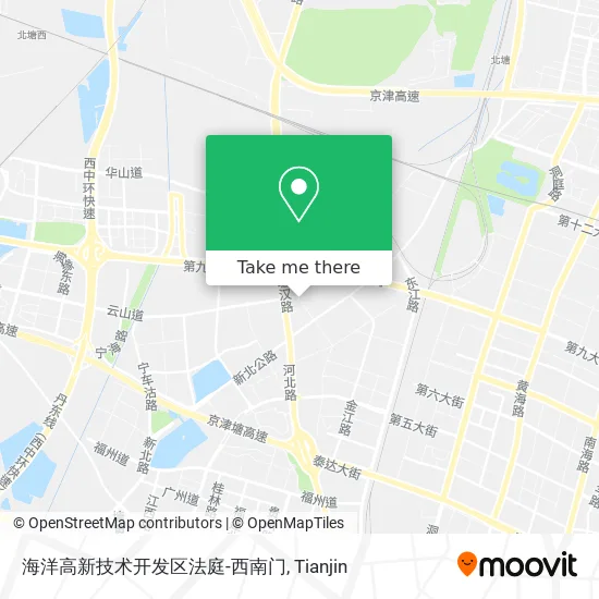 海洋高新技术开发区法庭-西南门 map