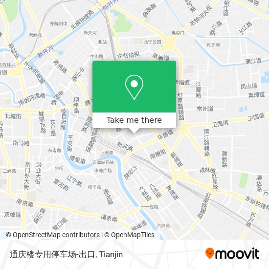 通庆楼专用停车场-出口 map