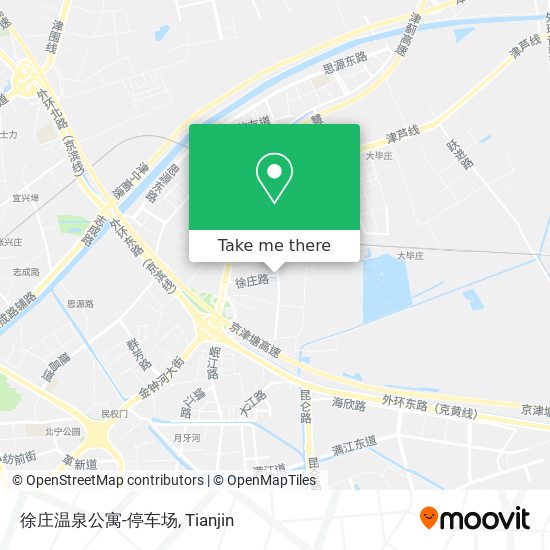 徐庄温泉公寓-停车场 map