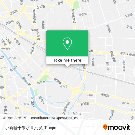 小新疆干果水果批发 map