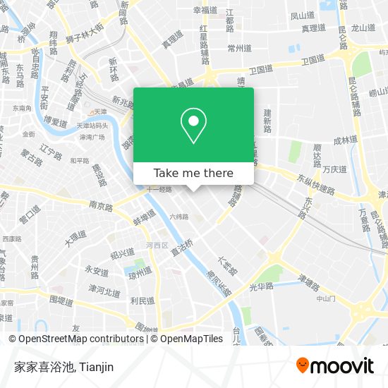 家家喜浴池 map