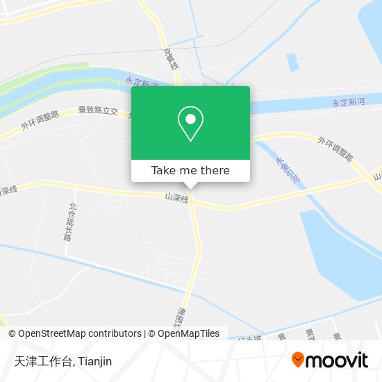天津工作台 map