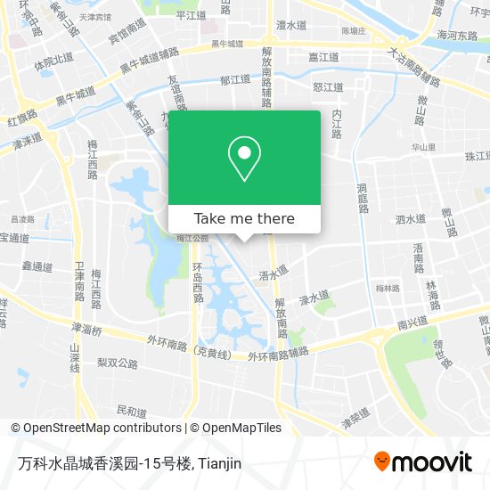 万科水晶城香溪园-15号楼 map