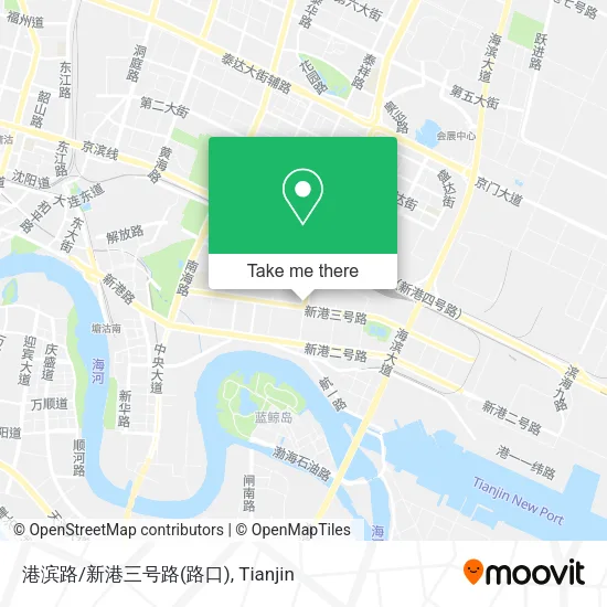 港滨路/新港三号路(路口) map