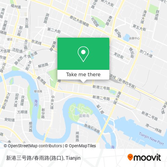 新港三号路/春雨路(路口) map