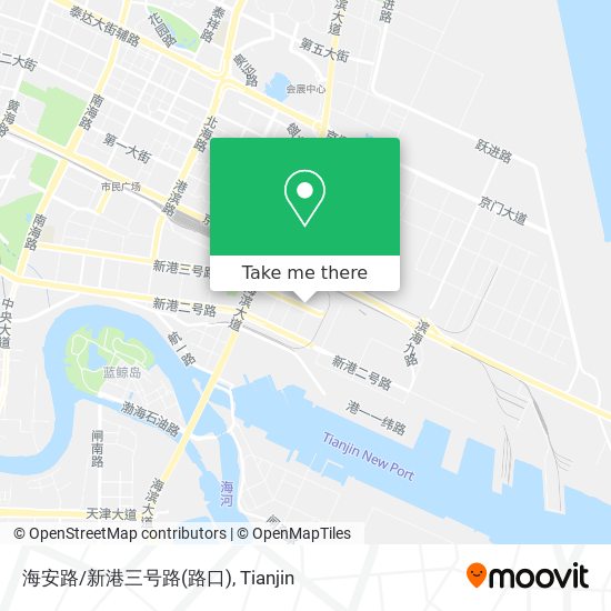 海安路/新港三号路(路口) map