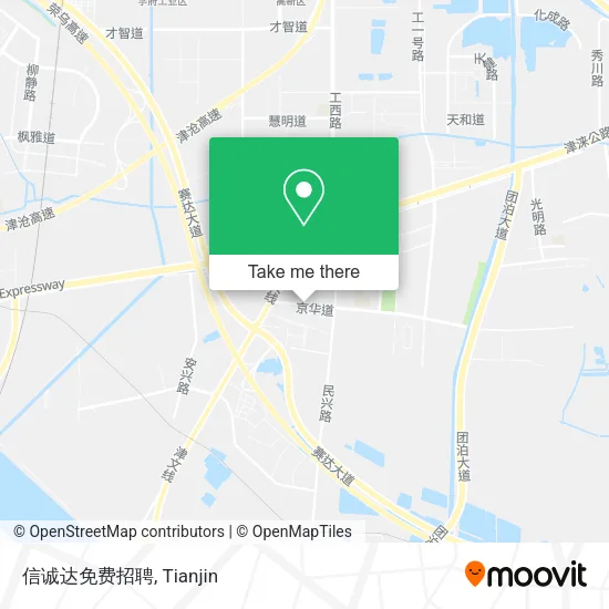 信诚达免费招聘 map