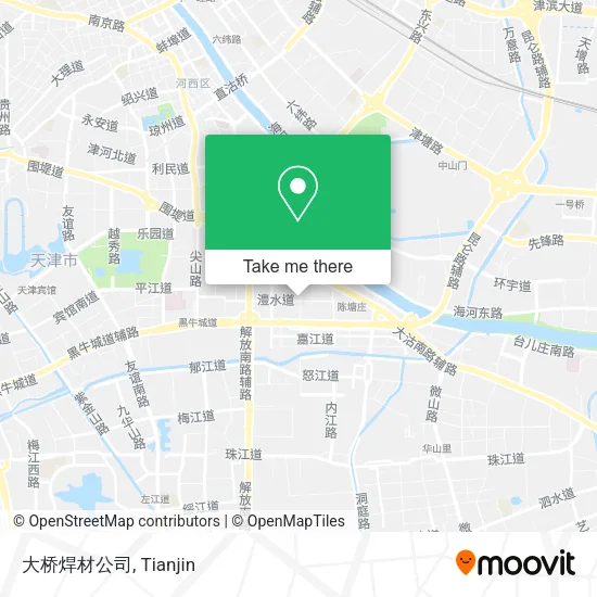 大桥焊材公司 map