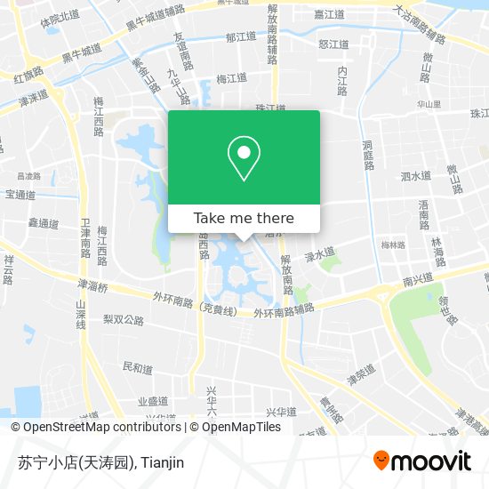 苏宁小店(天涛园) map
