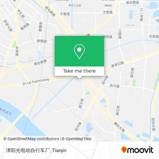 津阳光电动自行车厂 map