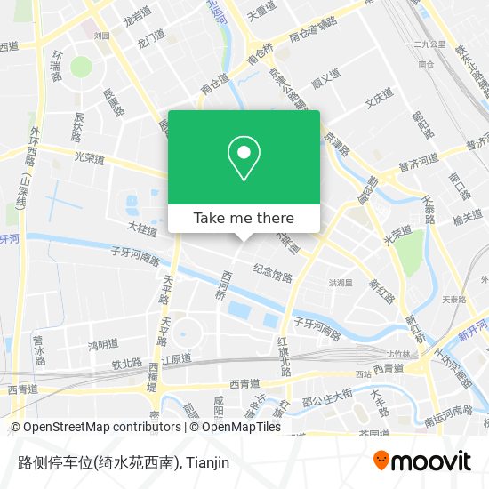 路侧停车位(绮水苑西南) map