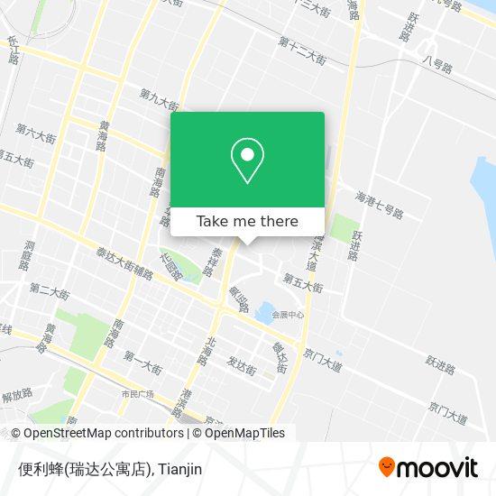 便利蜂(瑞达公寓店) map