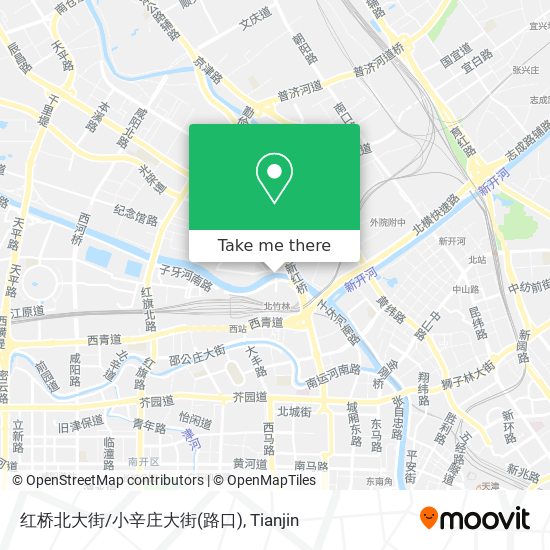 红桥北大街/小辛庄大街(路口) map
