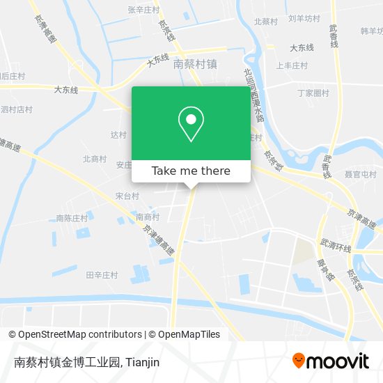 南蔡村镇金博工业园 map
