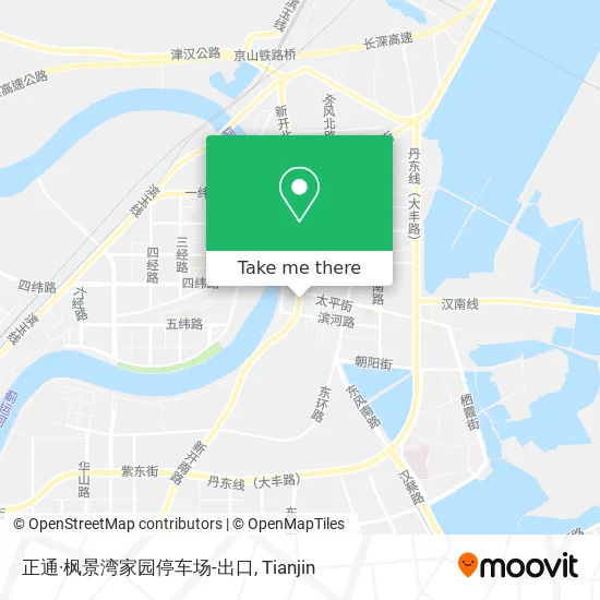 正通·枫景湾家园停车场-出口 map