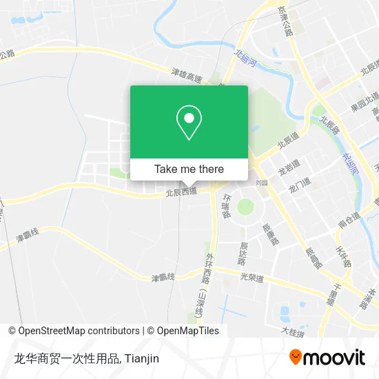 龙华商贸一次性用品 map