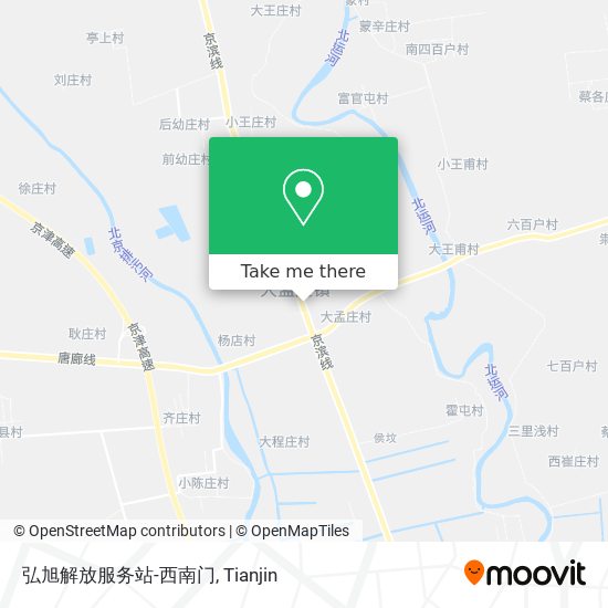 弘旭解放服务站-西南门 map