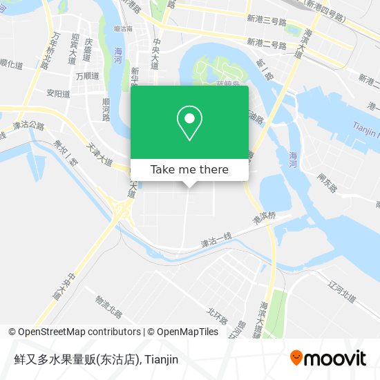 鲜又多水果量贩(东沽店) map