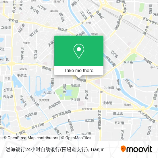 渤海银行24小时自助银行(围堤道支行) map