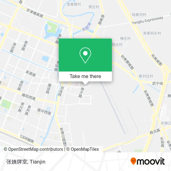 张姨牌室 map