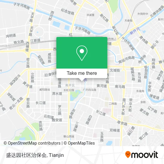 盛达园社区治保会 map