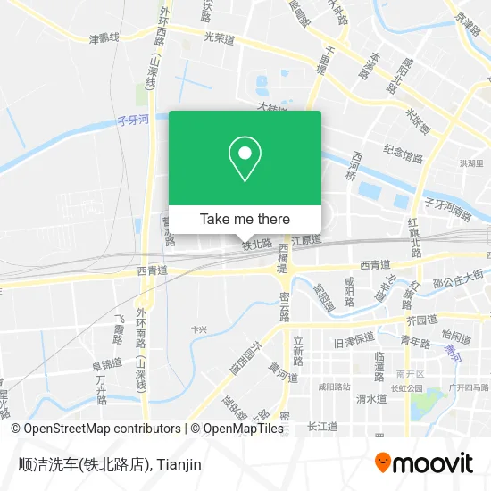 顺洁洗车(铁北路店) map