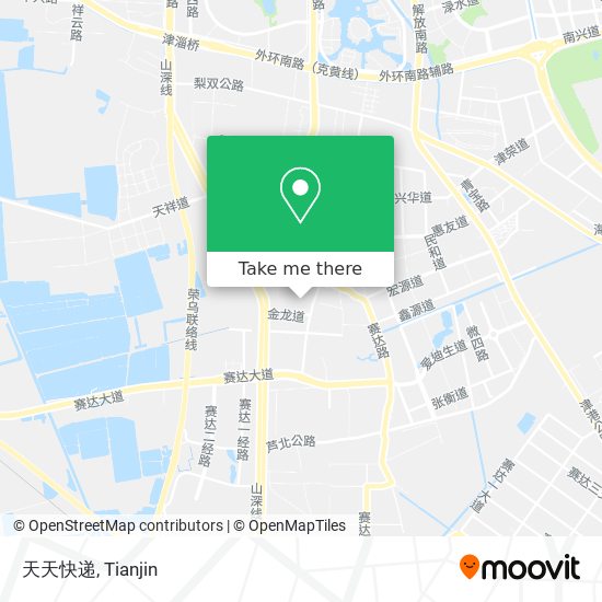 天天快递 map