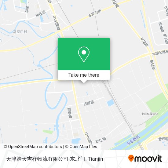 天津浩天吉祥物流有限公司-东北门 map