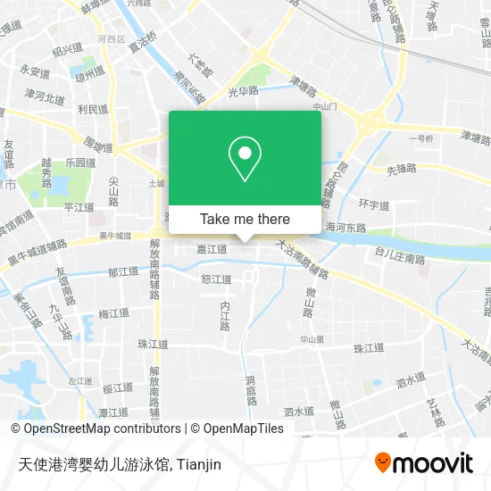 天使港湾婴幼儿游泳馆 map