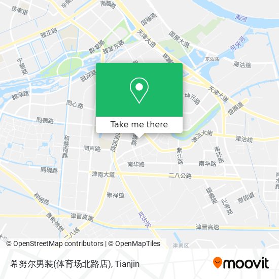 希努尔男装(体育场北路店) map
