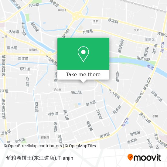 鲜粮卷饼王(东江道店) map