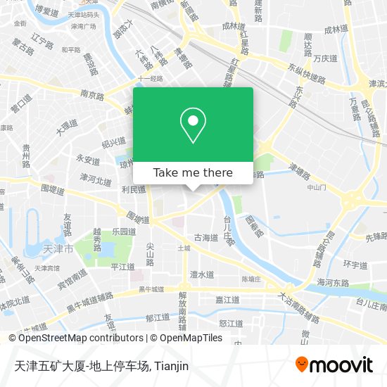 天津五矿大厦-地上停车场 map