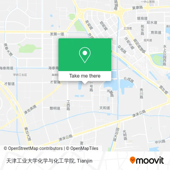 天津工业大学化学与化工学院 map