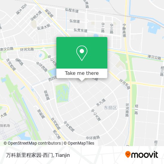 万科新里程家园-西门 map