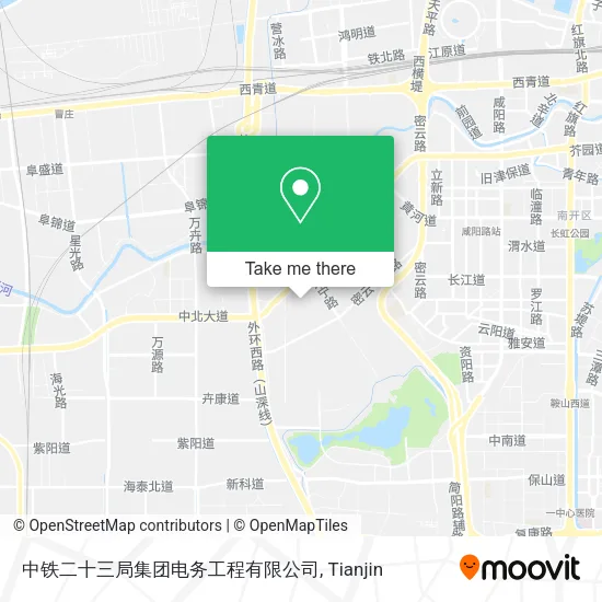 中铁二十三局集团电务工程有限公司 map