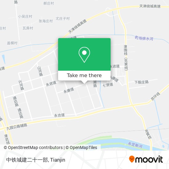 中铁城建二十一部 map