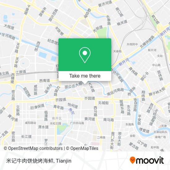 米记牛肉饼烧烤海鲜 map