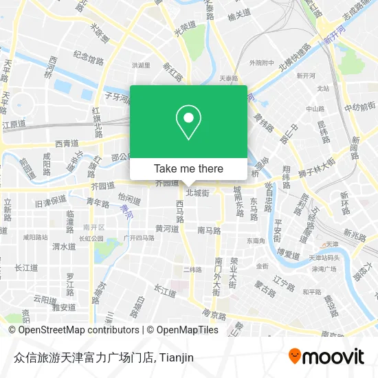 众信旅游天津富力广场门店 map