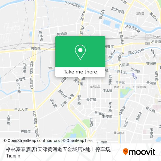 格林豪泰酒店(天津黄河道五金城店)-地上停车场 map