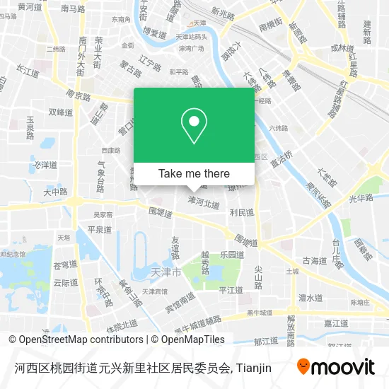河西区桃园街道元兴新里社区居民委员会 map