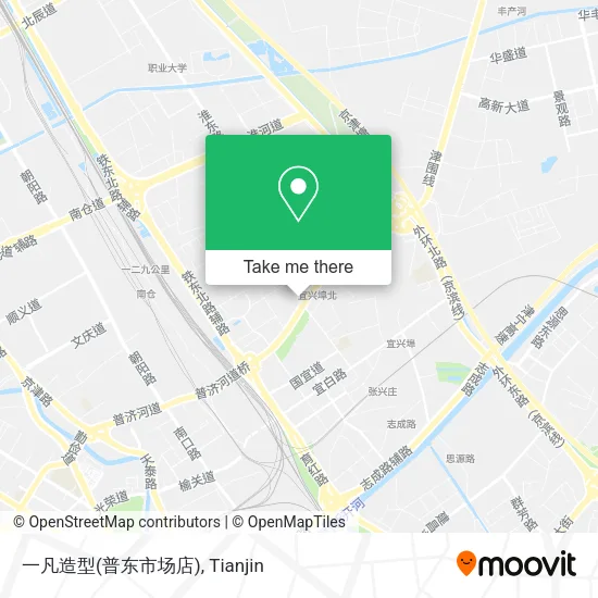 一凡造型(普东市场店) map