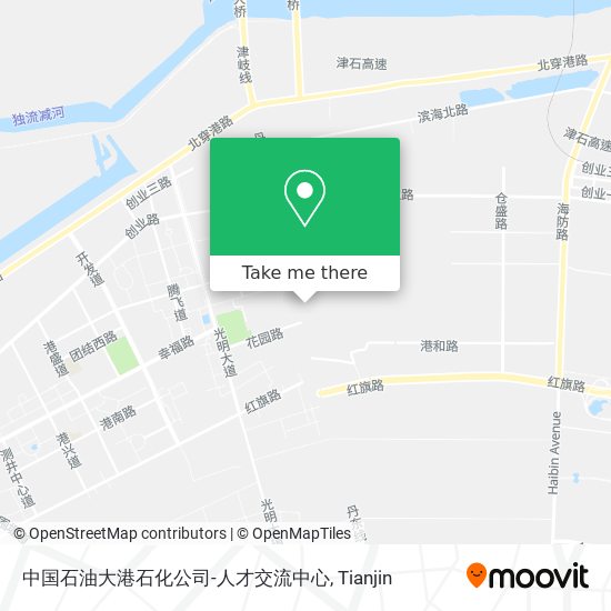 中国石油大港石化公司-人才交流中心 map
